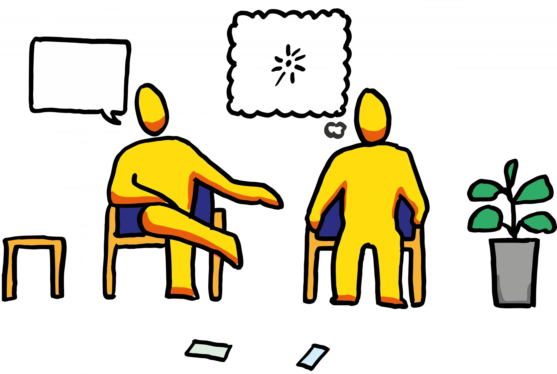 Hypnosearbeit Illustration