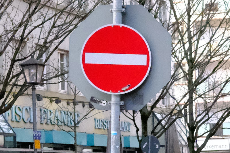 Stoppschild als visueller Anker im NLP
